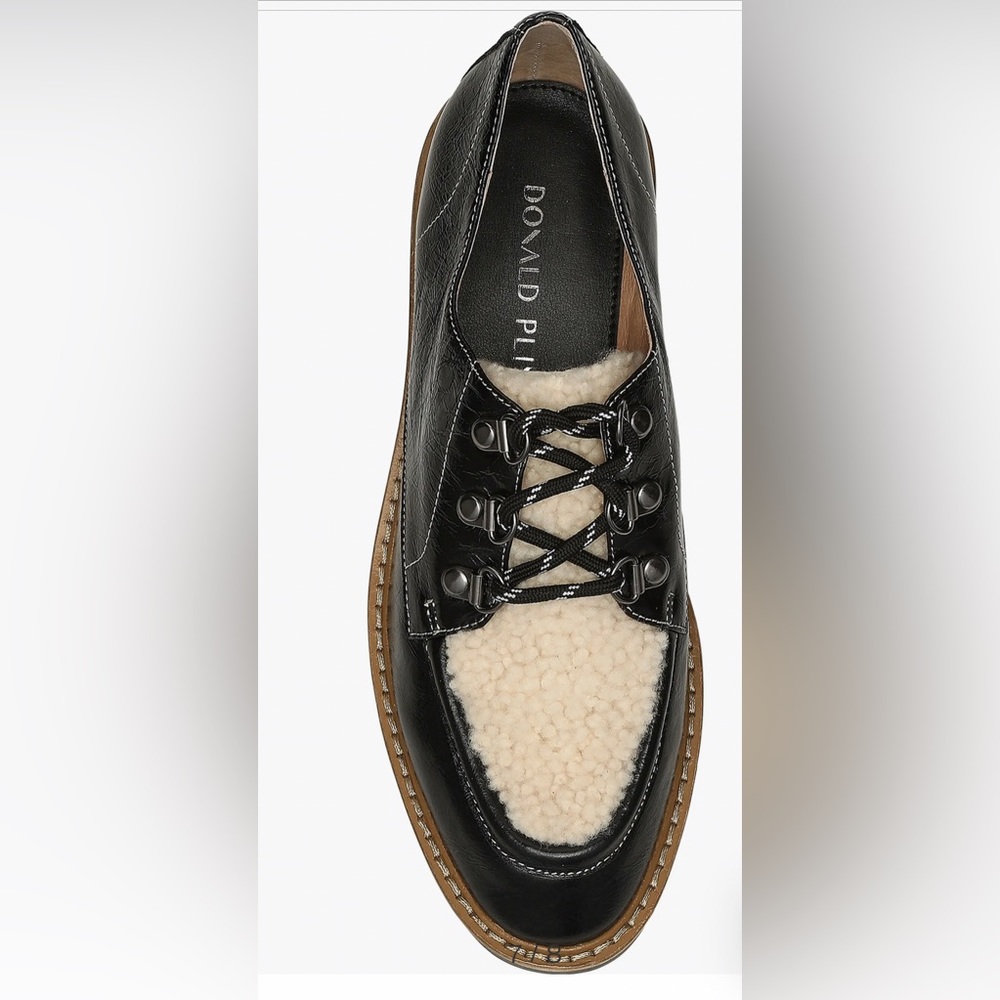 Donald J. Pliner Black and Cream Women's Shoes